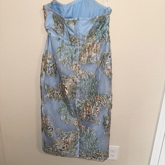 strapless bustier midi dress - Picture 6 of 6